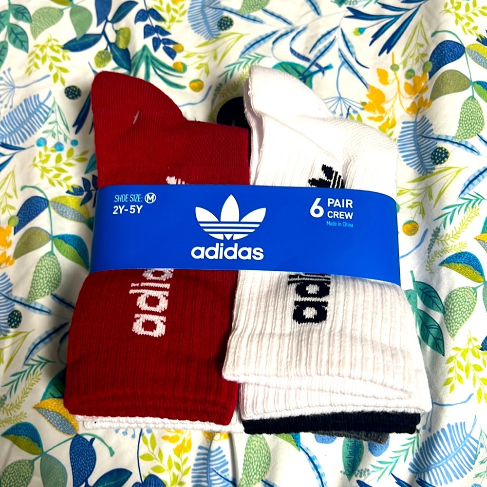 Adidas 6 pair crew